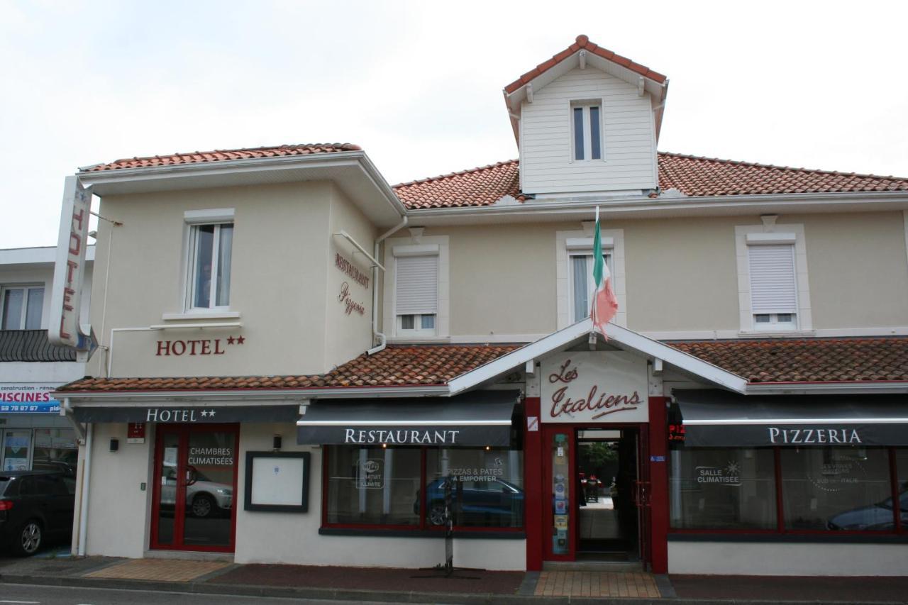 Hotel Les Italiens Biscarrosse Exteriör bild